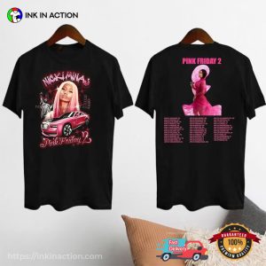 Nicki Minaj Pink Friday 2 Tour 2024 2 Sided T-Shirt