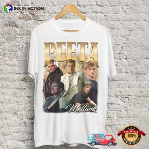 peeta mellark Collage Vintage 90s Style Tee, the hunger games merch 2