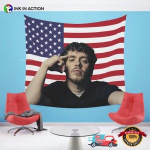 rapper jack harlow Funny American Flag 2