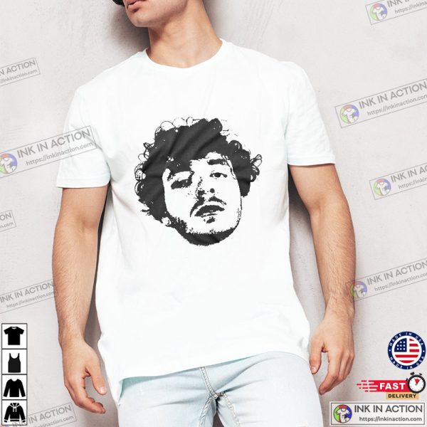 Rapper Jack Harlow Retro Portrait Head T-Shirt