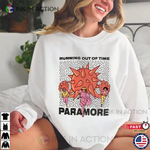 Running Out Of Time Paramore Song Vintage Animation T-Shirt