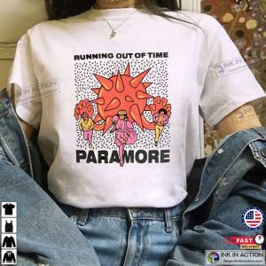 Running Out Of Time Paramore Song Vintage Animation T-Shirt