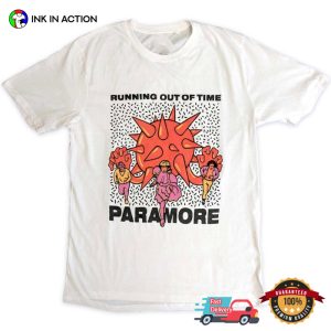 running out of time Paramore Song Vintage Animation T Shirt 3