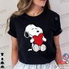 Snoopy Valentine Hugging Heart Adorable T-Shirt