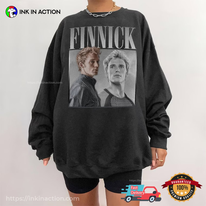 The Hunger Games Finnick Odair 90s Retro Graphic T-Shirt