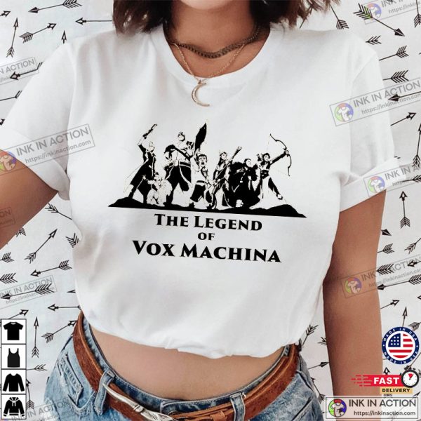The Legend Of Vox Machina Critical Role Dnd T-shirts