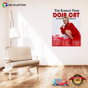 the scarlet tour 2023 Doja Cat Fans Wall Decor 3