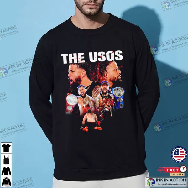 The Uso WWE Jimmy Uso And Jey Uso Wrestler Fans T-Shirt