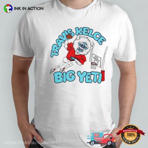 Travis Kelce Big Yeti Funny Football Art T-Shirt