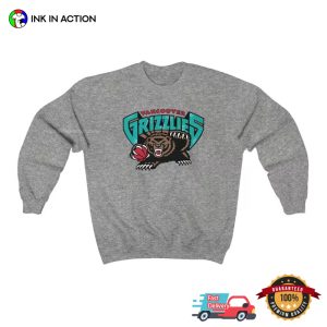 vancouver grizzlies basketball Bear NBA T Shirt 3