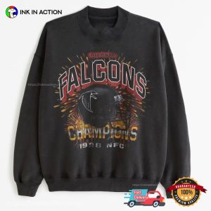 Atlanta Falcons Champions 1998 NFC Vintage Football T-Shirt