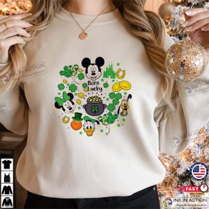 Born Lucky Disney St Patricks Day Tee Shirt