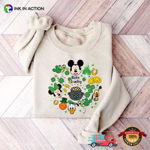 Born Lucky Disney st patricks day tee shirt 2