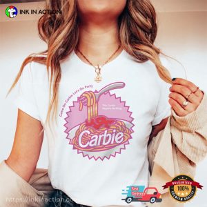Carbie Spaghetti Funny barbie tee shirt 2