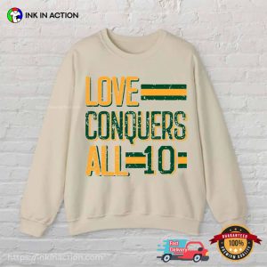 Conquers Jordan Love 10 Vintage Packers Football T-Shirt