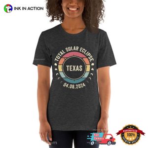 Custom State City Total Solar Eclipse 4th April 2024 Comfort Colors Tee