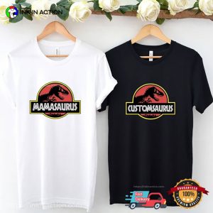 Custom Jurassic World Dinosaur Family Matching T-Shirt