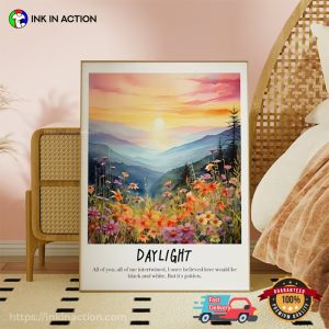 Daylight Watercolor Illustration Poster 3