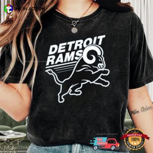 Detroit Rams Super Bowl Champions Foot Tee