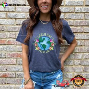 Earth Day Everyday Comfort Colors Tee, Happy Earth Day Apparel