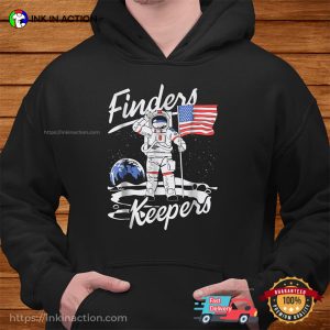 Finders Keepers USA moon landing pictures T Shirt 1