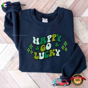 Happy Go Luck Clover st patrick's day shirt 1