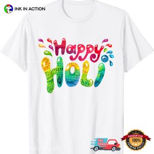 Happy Holi Color Festival Family T Shirt 2