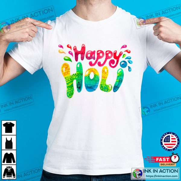 Happy Holi Color Festival Family T-Shirt