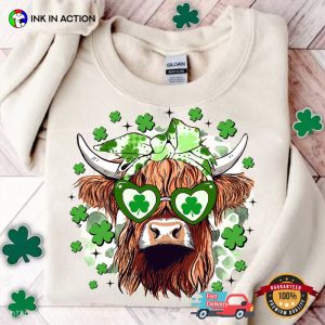 Highland Cow funny st patricks day shirts 2