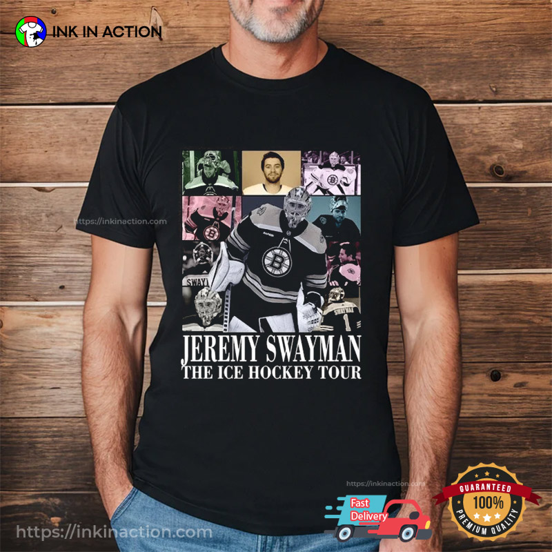 Jeremy Swayman The Ice Hockey Tour T-Shirt - Print your thoughts. Tell your  stories.