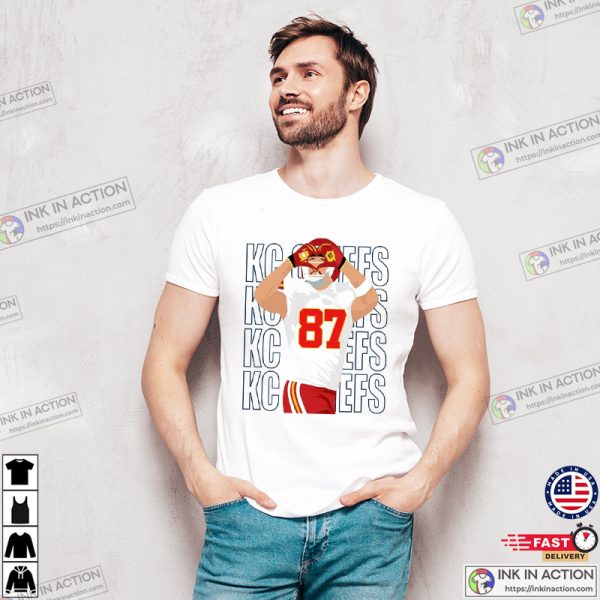 KC Chiefs Travis Kelce Love Taylor Swift Funny T-Shirt