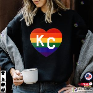 KC Kansas City Pride Heart T-Shirt