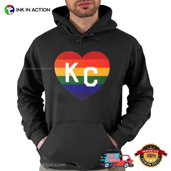 KC Kansas City Pride Heart T-Shirt