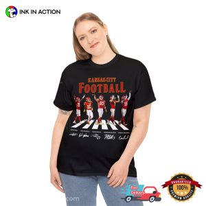 Kansas City Chiefs Football The Abbey Road Beatles Inspired T-Shirt