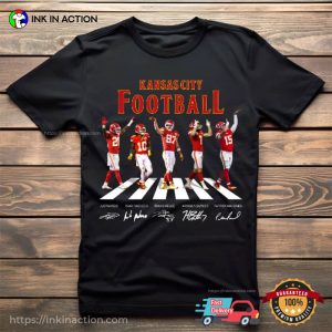 Kansas City Chiefs Football the abbey road beatles inspired T Shirt 3