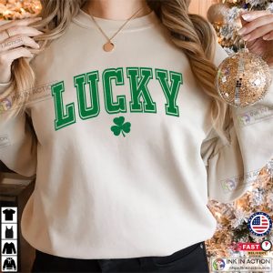 Lucky 3 Leaf Clover T-Shirt, Happy St Patrick’s Day