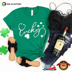 Lucky Nurse Irish Patrick's Day T Shirt 3