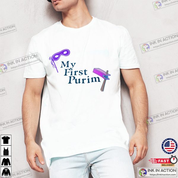 My First Purim Funny Purim Holiday T-Shirt