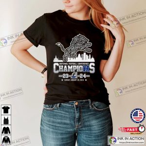 NFC Champions 2023 2024 Detroit Lions T-shirts