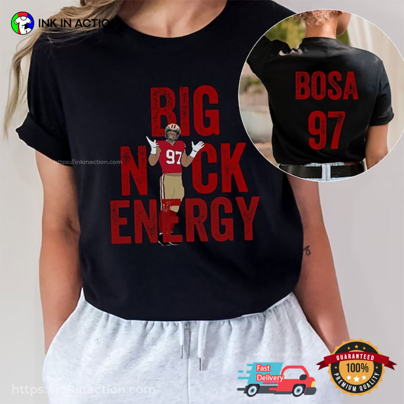 Nick Bosa 97 Big Nick Energy Vintage The 49ers Football T-Shirt