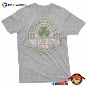 PAT McCROTCH Pub Retro st patrick's day shirt 2