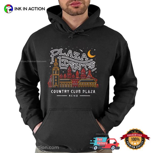 Plaza Lights Country Club Plaza Skyline T-Shirt