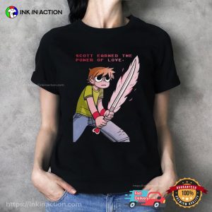 Power of Love Scott Pilgrim Series T-shirt