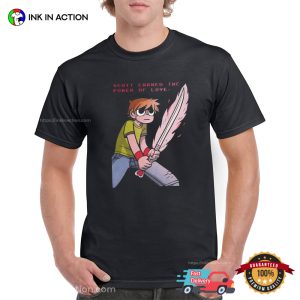 Power of Love Scott Pilgrim Series T-shirt
