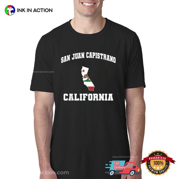 San Juan Capistrano California Vintage Athletic T-Shirt