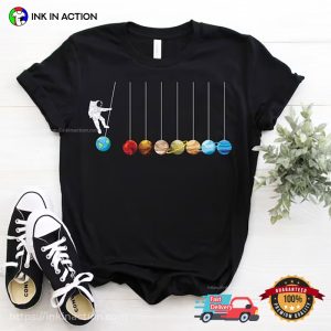Spaceman Planets Funny astronaut shirt 1