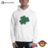 St Patricks Day Leopard Shamrock T-shirt
