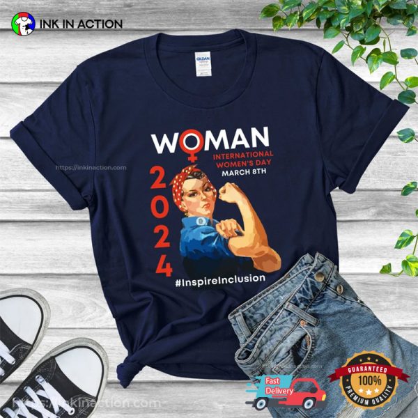 Strong Woman 2024 Inspire Inclusion T-shirt