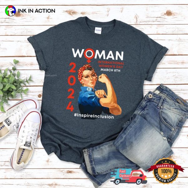 Strong Woman 2024 Inspire Inclusion T-shirt