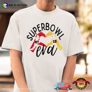 Superbowl Era Taylor Swift x Travis Kelce T Shirt 3